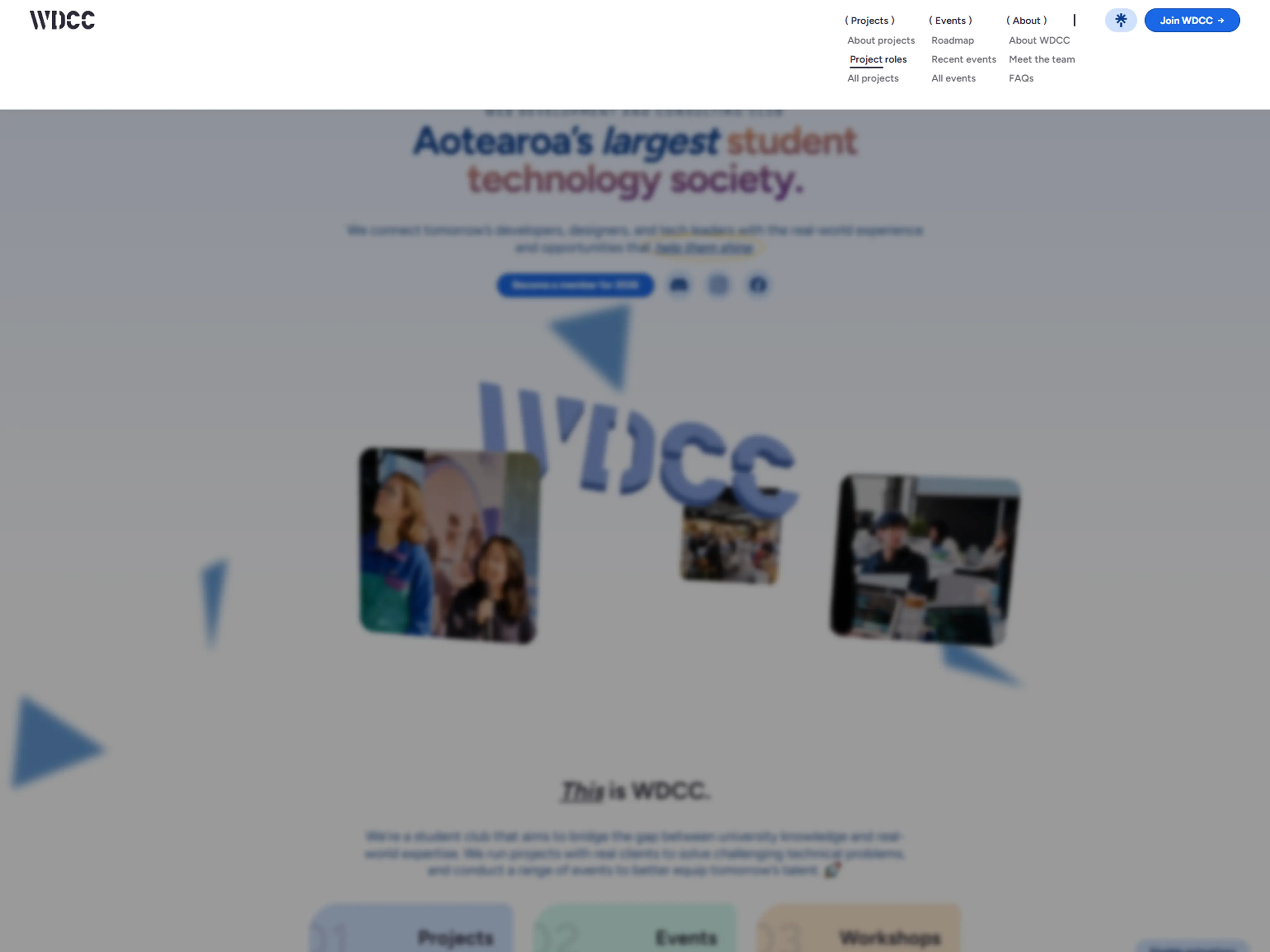 navigation page